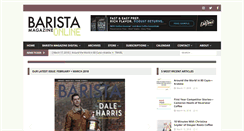 Desktop Screenshot of baristamagazine.com